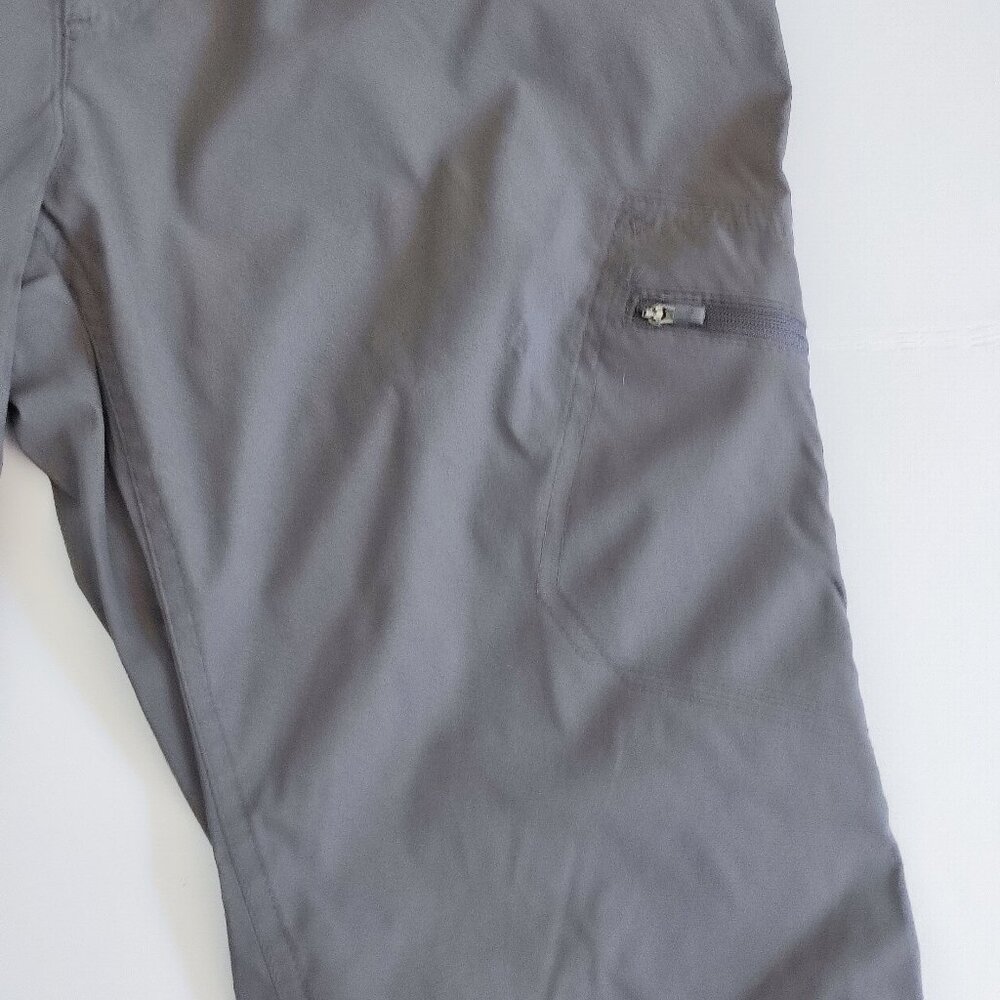 Eddie Bauer Rainer Capris outdoor activity pants grey women's size 10 - Picture 11 of 14